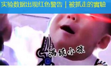 实验数据出现红色警告|被抓走的實驗 实验数据出现红色警告|被抓走的實驗